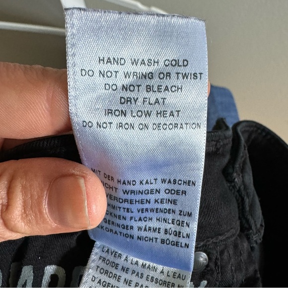 True Religion Jennie Curvy Skinny Jeans Black Diamond Size 29 - Picture 6 of 16